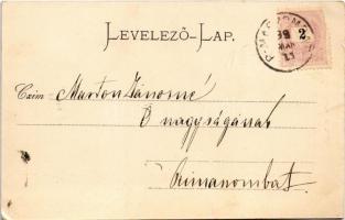 1899 Tátrafüred, Alsótátrafüred, Unter-Schmecks, Dolny Smokovec (Magas-Tátra, Vysoké Tatry); Kirche ...