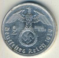 Német 3. Birodalom 1939A 2M Ag "Hindenburg" T:2/3+ ph