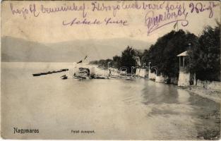 1917 Nagymaros, Felső Duna-part, csónakok. H.M. jr. 36. sz. (EB)