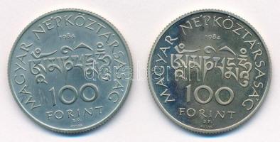 1984. 100Ft Cu-Ni-Zn "Kőrösi Csoma Sándor" (2x) T:BU,PP fo.
Adamo EM78