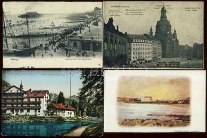 Szállodák, 21 db képeslap / Hotels, 21 postcards