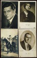 57 db főleg régi színészlap / Actors / actresses 57 mostly old postcards