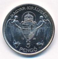 2007. 1 Pengő / 5 Pengő jelzett Ag emlékérem a "Berán Lajos és a pengő" forgalmi sorból (1...