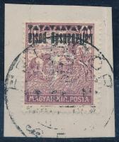 Nyugat-Magyarország III. 1921 Arató 10f fordított felülnyomással, Bodor vizsgálójellel