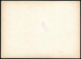 cca 1935 Budapest, úszó strand a Dunán a pesti rakpartnál háttérben a budai várral, Kerényi Ferenc h...