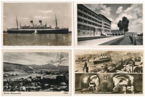 34 db RÉGI képeslap: magyar és külföldi városok és motívumok / 34 pre-1945 postcards: Hungarian and ...