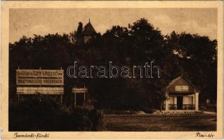 Zamárdi-fürdő, Piac tér, Unghváry László-féle czeglédi faiskola, szőlő és borgazdasági rt. balatonvidéki főlerakata, telepigazgatóság. Friedmann József kiadása