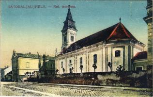 Sátoraljaújhely, Református templom. Vasúti levelezőlapárusítás 2069. 1917. (r)