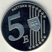 Szlovákia 2003. 5€ "II.János Pál pápa" próbaveret T:PP