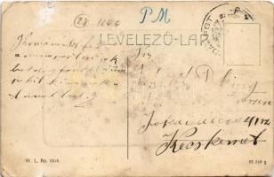 Komárom, Komárnó; Nádor utca, Fektor-féle méz és cukor aranyéremmel kitüntetve, piac. W.L. Bp. 5515....