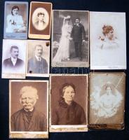 9 db háború előtti keményhátú fotó