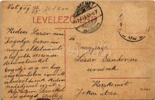 1909 Temesvár, Timisoara; Béga részlet, híd. W.L. Bp. 145. / riverside, bridge (Rb)