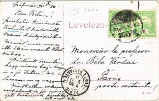 1911 Szatmárnémeti, Szatmár, Satu Mare; István tér, Görög katolikus templom. Hollósi felvétele (W.L....