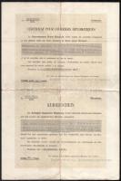 1922 A Magyar Királyi Külügyminisztérium futárigazolványa dr. Horváth Kornél (1887-?) belügyi titkár...