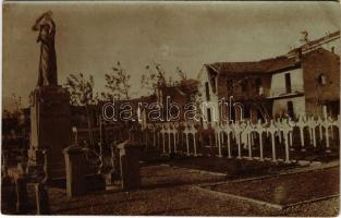 1918 Déli harctér, olasz front, temető ahol megbékült ellenfelek nyugszanak / WWI K.u.k. military cemetery on the Italian front. photo (EK)