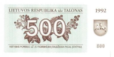 Balti Államok / Észtország, Lettország, Litvánia 10 klf modern bankjegy T:I