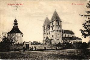 1911 Ják, templom és Szent Jakab kápolna