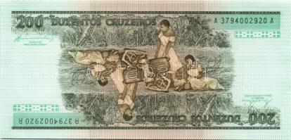 Brazília 18 klf modern bankjegy T:I