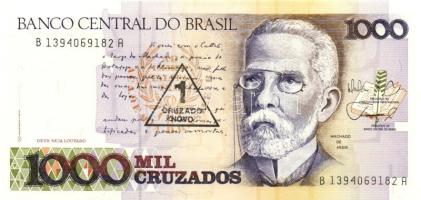 Brazília 18 klf modern bankjegy T:I