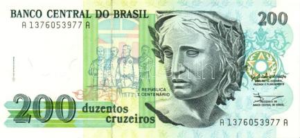 Brazília 18 klf modern bankjegy T:I
