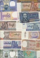 Burma, Myanmar, Srí Lanka, Bhutan, Malaysia, Bangladesh, Nepal, India, Indonézia 56 klf modern bankj...