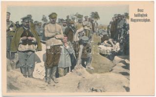 Orosz hadifoglyok Magyarországon. Kranzinger Nándor kiadása Cs. Somorja / WWI Austro-Hungarian K.u.K. military, Russian prisoners of war (POWs) in Hungary (Samorín) (EK)