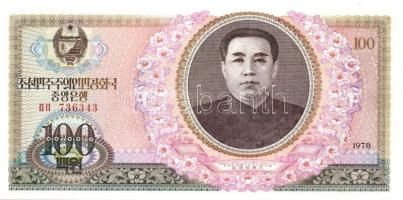 Észak-Korea 1978-1998. 14 klf bankjegy T:I