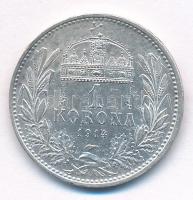 1914KB 1K Ag "Ferenc József" T:1- Adamo K5.1