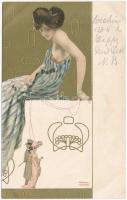 Marionettes. Series 4140. Pascalis Moss & Co. Art Nouveau, litho s: Raphael Kirchner