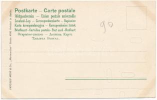 Marionettes. Series 4140. Pascalis Moss & Co. Art Nouveau, litho s: Raphael Kirchner