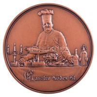 Bozó Gyula (1913-2004) DN "Gasztro Kódex Bt." kétoldalas bronz emlékérem (60mm) T:1-