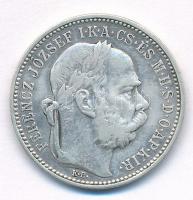 1894KB 1K Ag Ferenc József T:2 patina Adamo K5