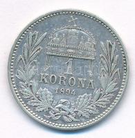 1894KB 1K Ag "Ferenc József" T:2 patina
Adamo K5
