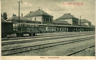 1918 Szatmárnémeti, Satu Mare; vasútállomás / railway station (r)