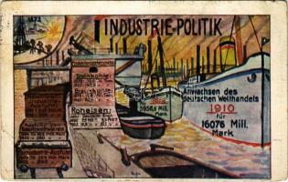 1912 Industrie-Politik. Das Zentrum Karte 8. (EB)