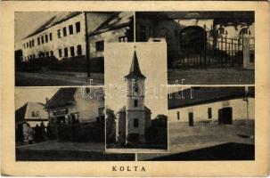 Kolta, Koltha, Koltovjec; utca, kastély, templom, üzlet / street view, castle, church, shop (EK)