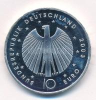 Németország 2003. 10 Euro Ag "FIFA 2006 Világbajnokság" T:PP
1-PP: felületi karc

Germa...