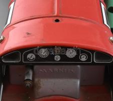 Märklin Oldtimer versenyautó, fém, kissé hiányos, kopásnyomokkal, kisebb rozsdafoltokkal, 36x13,5x9 ...