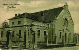 1911 Nagydisznód, Heltau, Cisnadie; Turnschule / gym school / Torna iskola