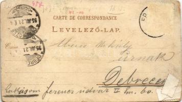 1895 (Vorläufer) Herkulesfürdő, Baile Herculane; Gyógyterem, Herkules tér / spa, square. L. Keppich ...