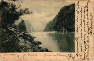 1899 (Vorläufer) Orsova, Kazán szoros / Kasanpartie (EK)