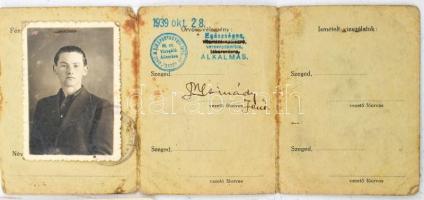 cca 1940 Radócz Gyula ejtőernyős katona fotó hagyatéka és okmány 35 fotó + 4 dokumentum