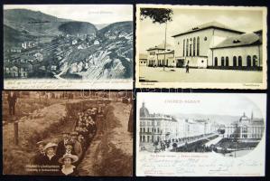 70 db magyar városképes lap jobbakkal / 70 topography Hungary with better ones