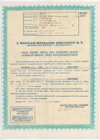 Budapest 1937. A Magyar-Hollandi Biztosító R.T. kitöltött biztosítási okmánya eredeti borítékkal T:III