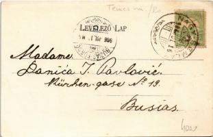 1906 Buziásfürdő, Baile Buzias; Szent Antal csodakút beszentelése 1904 augusztus hóban. Nosek Gusztá...