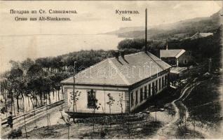 1913 Zalánkemén, Szalánkemén, Alt-Slankamen; fürdő / Bad / spa (EK)