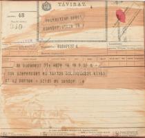 1905 Esküvői dísztávirat gyűjteménye aranyozott egészbőr kötésben + eljegyzési díszkártya