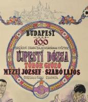 1959 Bp., a Budapesti Kerékpáros Szövetség által kiállított, kézzel rajzolt, grafikus oklevél, az Új...