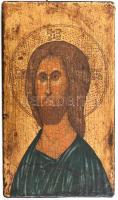 A Megváltó XIV: sz. ikon modern másolata. Fa, tempera. 33x19 cm