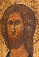 A Megváltó XIV: sz. ikon modern másolata. Fa, tempera. 33x19 cm